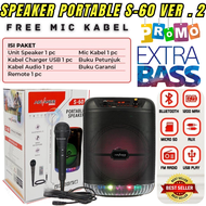Speaker Portable 8 inch Advance S60 Bluetooth karaoke | Speaker Advance Bluetooth Music & Karaoke S-