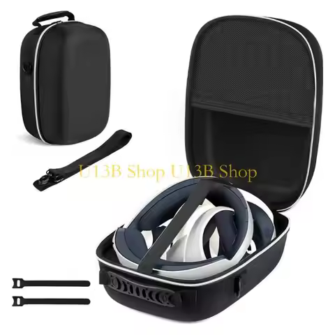 U13B EVA Hard Carrying Box for PS VR2 Headset Storage Bag Virtual Reality Glasses Holder with Inner 