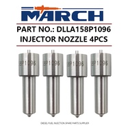 4pcs Injector Nozzle Tip DLLA158P1096 for ISUZU 4HK1 6HK1 095000-5471 8-98151837-0