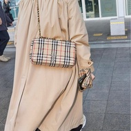 BURBERRY英國蜜色長風衣UK6