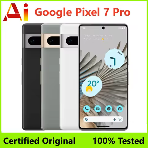 Google Pixel 7 Pro 5G 7Pro 12GB RAM 128GB/256GB/512GB ROM Original Unlocked Android Cell Phone for A