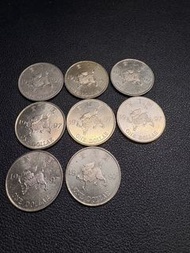 1997年 香港回歸 一元 二元 五元 硬幣