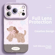 SUPER MOUSE | Soft Silicone Phone Case with Strap for iPhone Plus series Dalmatian Firework Pattern