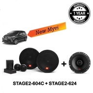 JBL STAGE 2 604C component +JBL STAGE 2 624 speker FOR NEW MYVI 100% Original JBL