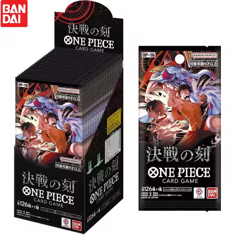 New BANDAI One Piece TCG OP-16 The Moment of Decisive Battle Japanese Booster Box TCG Collection Car