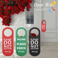 LY Durable Do Not Disturb Signs PU Leather Cleaning Label Door Hanger Tags Double-sided Make up Room