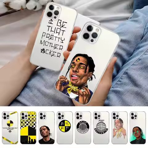 ASAP Mob Asap Rocky Rapper TESTING Phone Case for iPhone 11 12 13 mini pro XS MAX 8 7 6 6S Plus X 5S