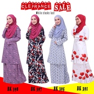 🔥 OFFER  🔥  Baju Kurung English Cotton AZKA COLLECTION ( Ready Stok )