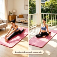 Yoga Mat EXTRA THICK NBR Non-Slip Mat Aerobic Home Workout Fitness Exerciser 瑜伽垫