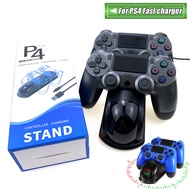Fast for PS4 Controller Charging Dock Station Dual Charger Stand with Status Display Screen for Play
