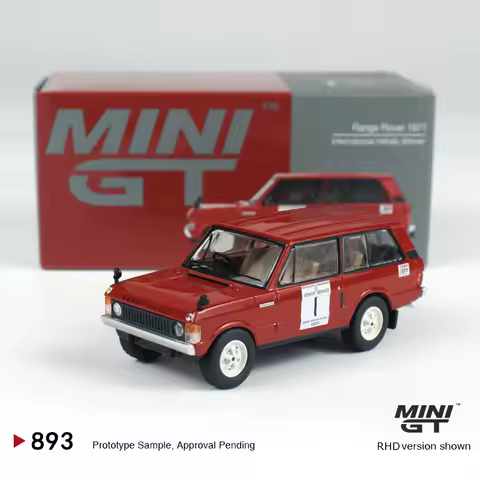 MINIGT 1:64 Range Rover 1971 International Hillrally Winner MGT alloy car Model 893