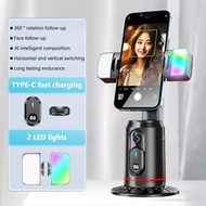 Qimedo ถ่ายภาพอัจฉริยะ Selfie AI ถ่ายภาพอัจฉริยะ ขาตั้งกล้องโทรศัพท์มือถือ จับตามใบหน้าหมุนได้360องศ