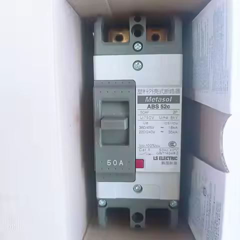 LS Authentic original ABS52B LS Molded case circuit breaker ABS52C Air switch 3P 3A/5A/10A/15A/20A/3