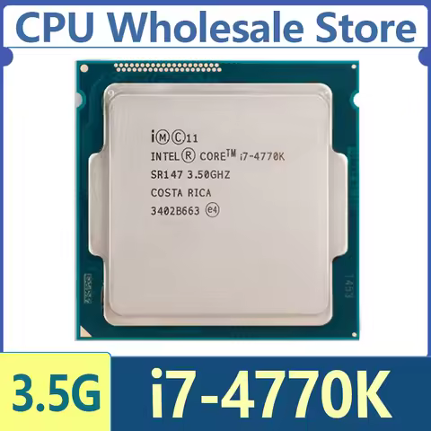 Intel Core i7 4770K i7-4770K SR147 3.5GHz Quad-Core Desktop LGA 1150