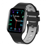 Others - F30U智慧手錶血氧心率血壓體溫監測自定義錶盤運動手環（黑灰）