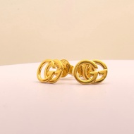Emas 916 Subang GG 黄金耳环 GOLD 916 EARRING GG