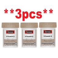 ** 3pcs **  Swisse Ultiboost Vitamin D 60 Capsules  EXP:07/2028