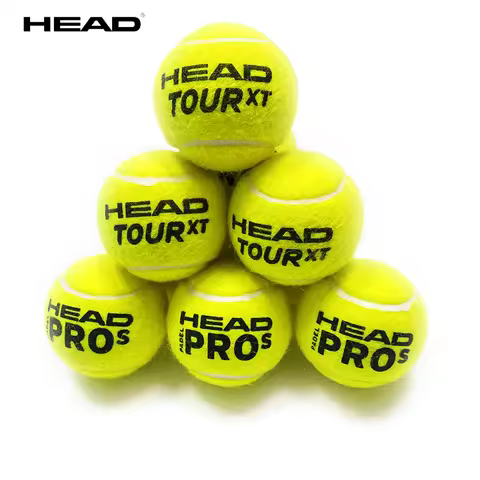 3/6/9/12 PCS HEAD Original Tennis Ball Training Balls Tenis Ball Tennis Coach Balls Trainer Pelotas 
