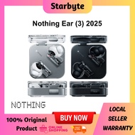 Nothing Ear (3) 2025 Wireless Earbuds Smart ANC Hi-Res Audio with LDAC&LHDC 40.5H Playtime Seller Wa