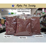 Universal Color Enhancer/Starter Growth Fish Food Makanan Ikan Cepat Merah Cepat Besar [0.5 / 1kg]