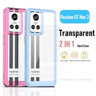 Realme GT Neo 3 Casing Transparent Acrylic Shock-proof Hard Phone Case Cover