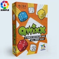 Qwixx: The frantic dice rolling game that everyone plays at once For ages 8+