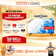 COOCAA TV 43 inch S3U Pro - Smart TV - Dolby Audio - Youtube - Mirroring - Flick Free - Boundless