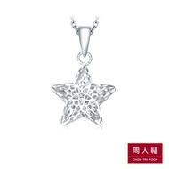 CHOW TAI FOOK 18K 750 White Gold Star Pendant P153761