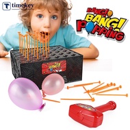 TIMEKEY Balloon Bursting Game Tabletop Toy Educational Interactive Game Parent-Child Bonding Party F