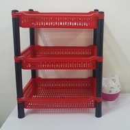 Twins Dolphin 3 Tier Rack  Rak Serbaguna Plastik 3 Tingkat GH181/B
