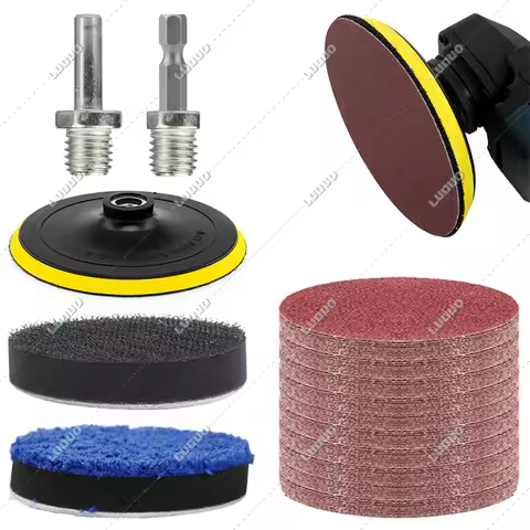 Sandpaper Hook And Loop For Random Orbital Sander Sanding Paper Sheet Disc Polishing Waxing Sponge S