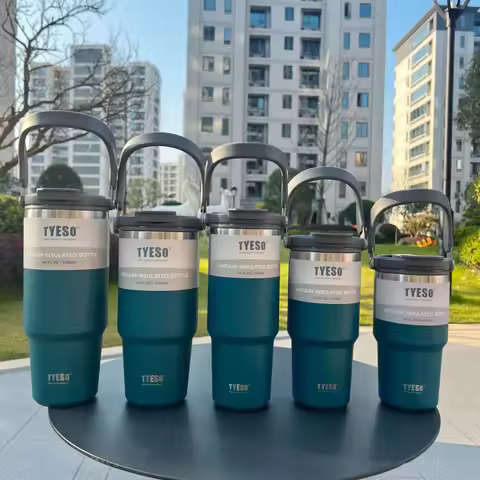 TYESO Coffee Cup Thermos Bottle Stainless Steel Vacuum Thermal Insulated Mug Cold And Hot Travel Mug