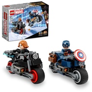 LEGO Marvel 76260 Black Widow and Captain America Motorcycles Avengers Age of Ultron Toy