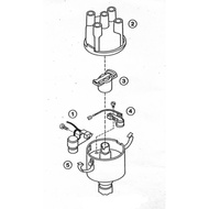 VW Distributor Condenser & Contact Point