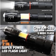 FLASHLIGHT TaffLED MAGNET TORCH CREE XM-L T6 8000 LUMEN - COMPLETE PACKAGE