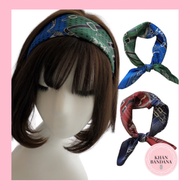 Mini square silk scarf size 53x53cm