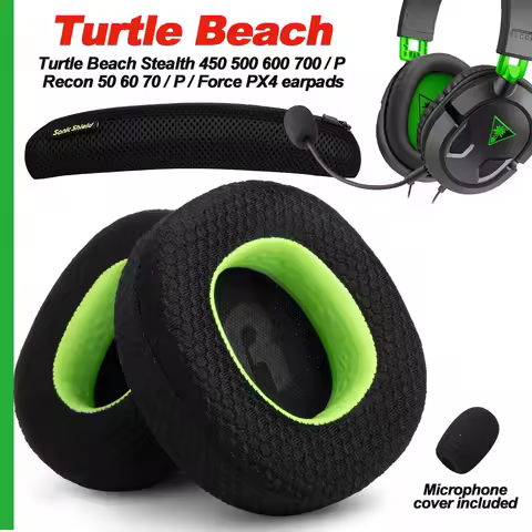 Earpads For Turtle Beach Stealth 450 500 600 700 / P Recon 50 60 70 Replacement Compatible Version E