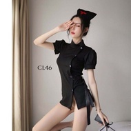 Nurse Costume Lingerie Nurse Costume Black Cl46