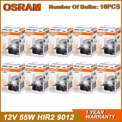 OSRAM 9012 HIR2 PX22d CLASSIC Halogen Headlight 12V 55W 3200K 1875lm Original Car Bulb Auto Lamp Sta