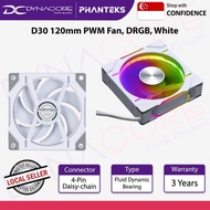 Phanteks D30 120mm PWM Fan, DRGB, White