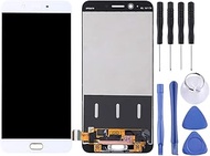 JINJIN Phone Replacement Parts for LCD Screen and Digitizer Full Assembly for OPPO R9s Plus(White) (Color : White)