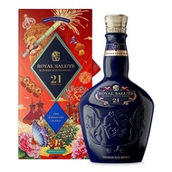 皇家禮炮21年獅耀璀璨年節限定版調和威士忌禮盒700ml