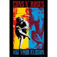 【槍與玫瑰】 GUNS N ROSES - Use Your Illusion I/II 進口海報