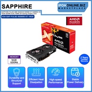 SAPPHIRE PULSE AMD RADEON RX9060 XT GAMING OC 16GB GDDR6 DUAL HDMI/ DP Gaming Graphic Card