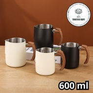 LEESEPH Milk Jug Latte Art Barista Stainless Steel with Scale - LS9 - 600ml