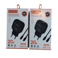 FLECO F-55C Fast Charging PD Qualcomm 3.0 Charger Support 20W Fast Charging Original Wall Charger 3A