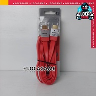 KABEL HDMI HIGH SPEED HDMI RESOLUSI 1080P MERK SONY UNTUK PS3 PS4 PS5 PACK MERAH