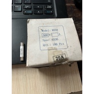 Ceramic Fuse 6x30mm 500V-20A