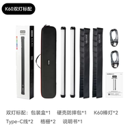 ไฟป้ายสำหรับถือ VILTROX K60 RGB 20W พร้อมแอปรีโมทคอนโทรล2500K ~ 8500K โคมไฟสำหรับถ่ายภาพสำหรับ Youtu