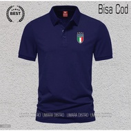 Fc ITALI Printed Polo Shirt Pdf Edesi World Cup Qatar Park Text Silver Short Polo Shirt / Cool Polo 